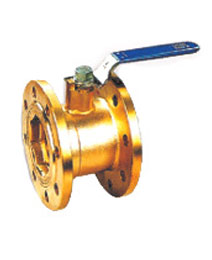 黃銅足通(tong)孔法蘭球(qiú)閥