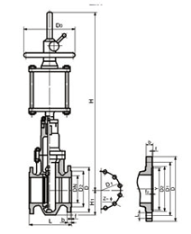 無導(dǎo)流孔平闆(pan)閘閥