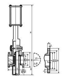 有導(dao)流孔平闆(pǎn)閘閥